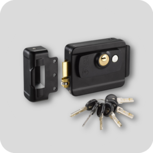 Electric Gate Lock with 5 Keys – High-Security & Durable Design