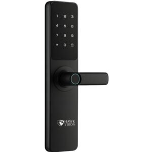 Hawk Vision HV-SDL-F23 Smart Door Lock with Fingerprint, Card, Password, Key & HawkSmart App Access